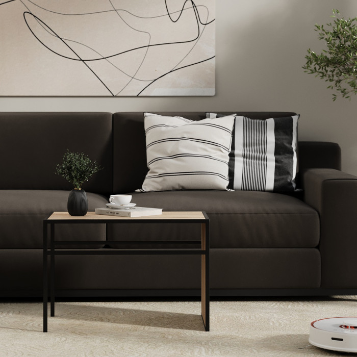 Додаткова стільниця 350*630*10 до придиванного столу Art In Head Fiji Double Дуб сонома/Чорний (101014216)