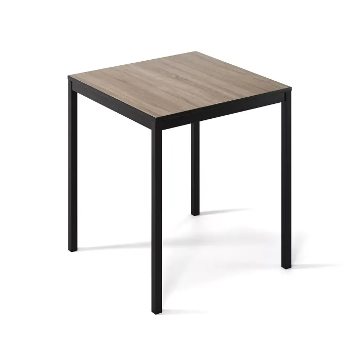 Обідній стіл Art in Head Brevity Loft mini 670х750х670 Дуб вінтаж оксид/Чорний метал (TB03090000030)